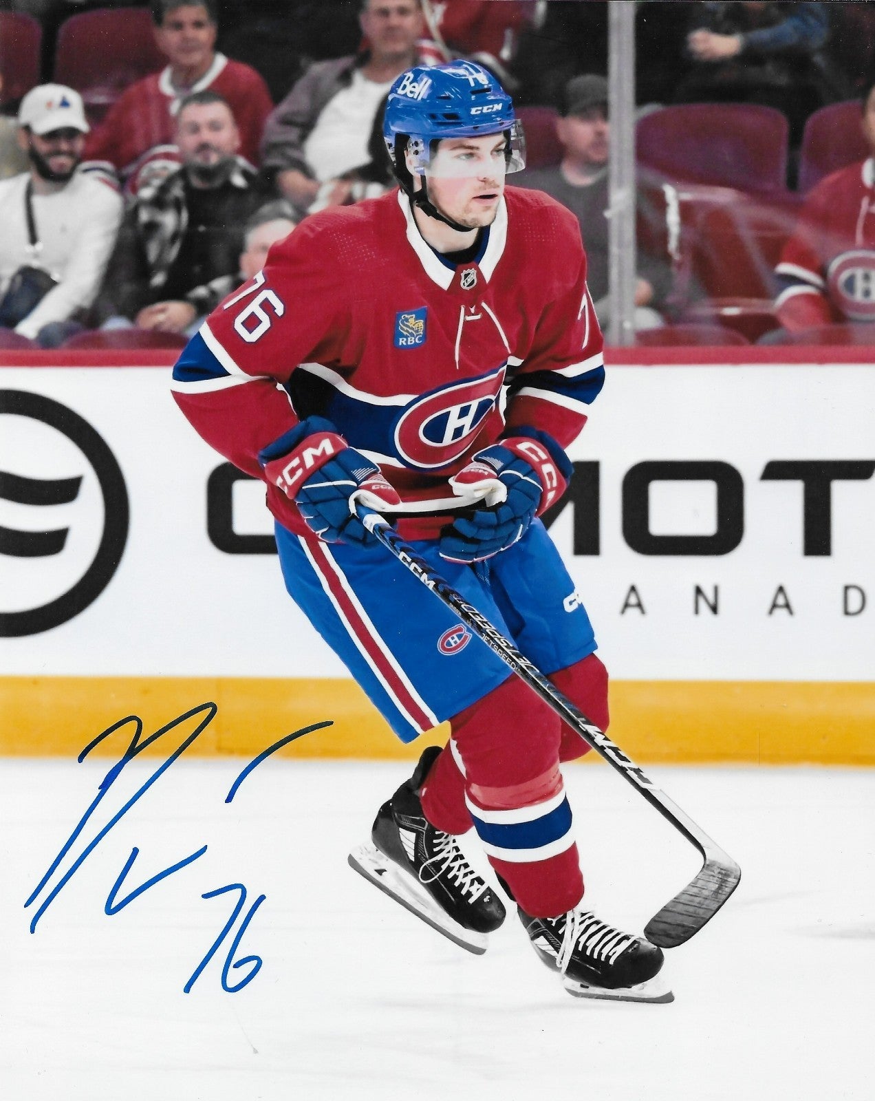 Signed Jared Davidson Montreal Canadiens Autographed 8x10 Photo #2 Original