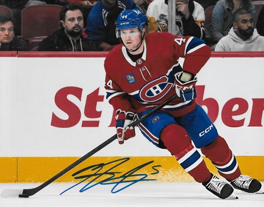Signed Nate Clurman Montreal Canadiens Autographed 8x10 Photo #1 Original