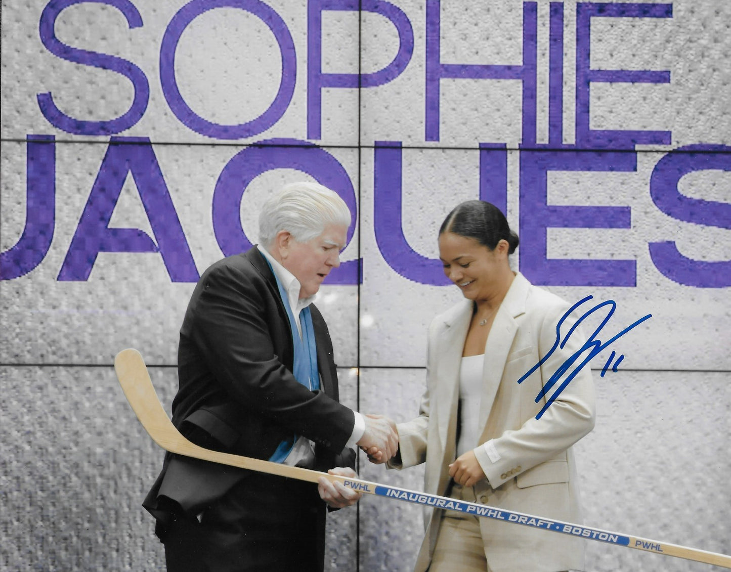 Signed Sophie Jaques PWHL Minnesota Frost Autographed 8x10 Photo #6 Original