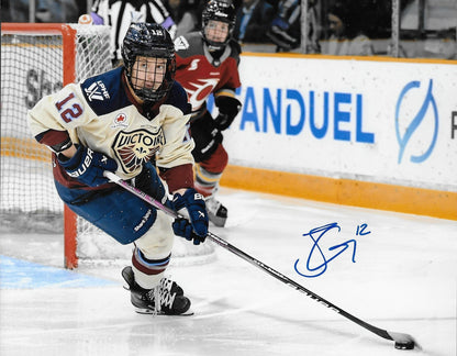 Signed Jennifer Gardiner Montreal Victoire  PWHL Hockey 8x10 Photo #2 Original