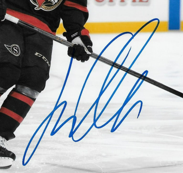 Signed Lars Eller Ottawa Senators Autographed 8x10 Photo #1 Original
