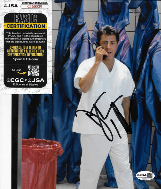 Signed Dustin Hoffman Outbreak Autographed 8x10 Photo #1 with JSA Authentication