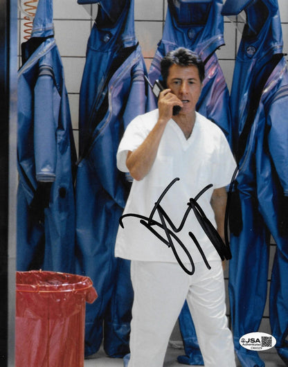 Signed Dustin Hoffman Outbreak Autographed 8x10 Photo #1 with JSA Authentication