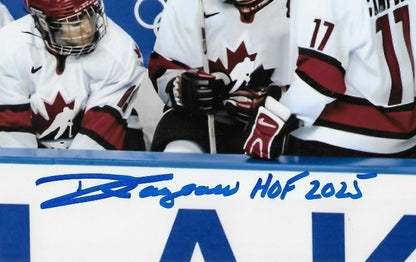 Signed Daniele Sauvageau Hall of Fame 2025 PWHL Coach 8x10 Photo #2 Original