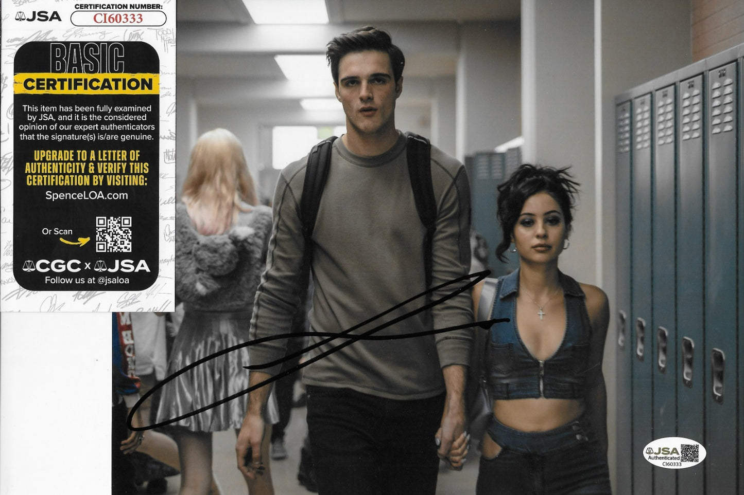 Signed Jacob Elordi Euphoria 8x10 Photo #2 with JSA Authentication