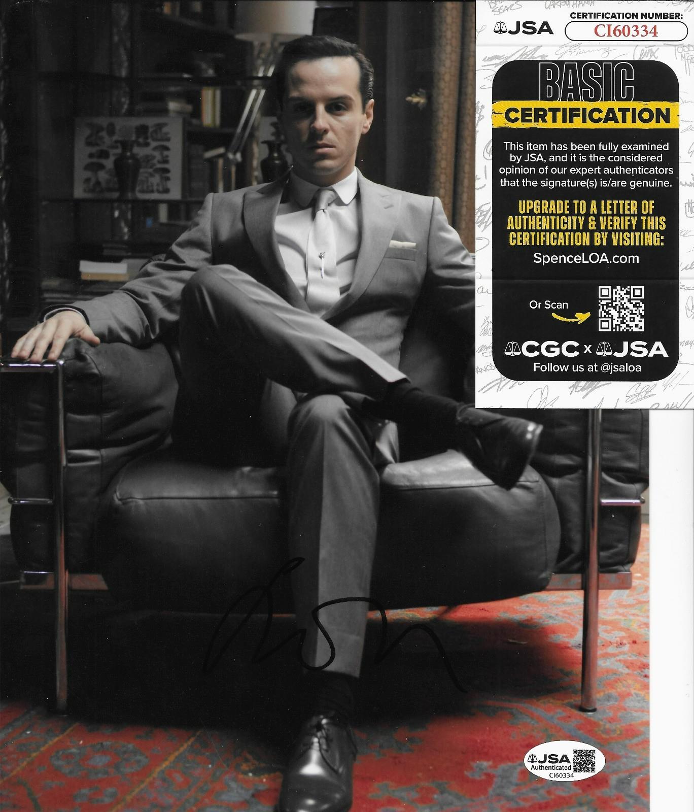 Signed Andrew Scott Sherlock Autographed 8x10 Photo #1 with JSA Authentication