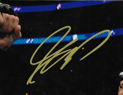 Signed Georges St Pierre UFC Hall of Famer 8x10 Photo #6 w JSA Private Signing