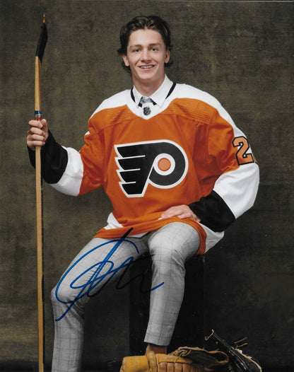 Signed Alexis Gendron Philadelphia Flyers Autographed 8x10 Photo #1 Original
