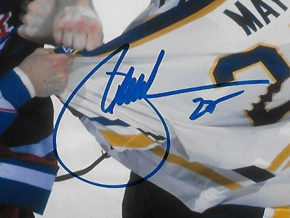 Signed Brad May Buffalo Sabres Autographed 8x10 Photo #4 Original