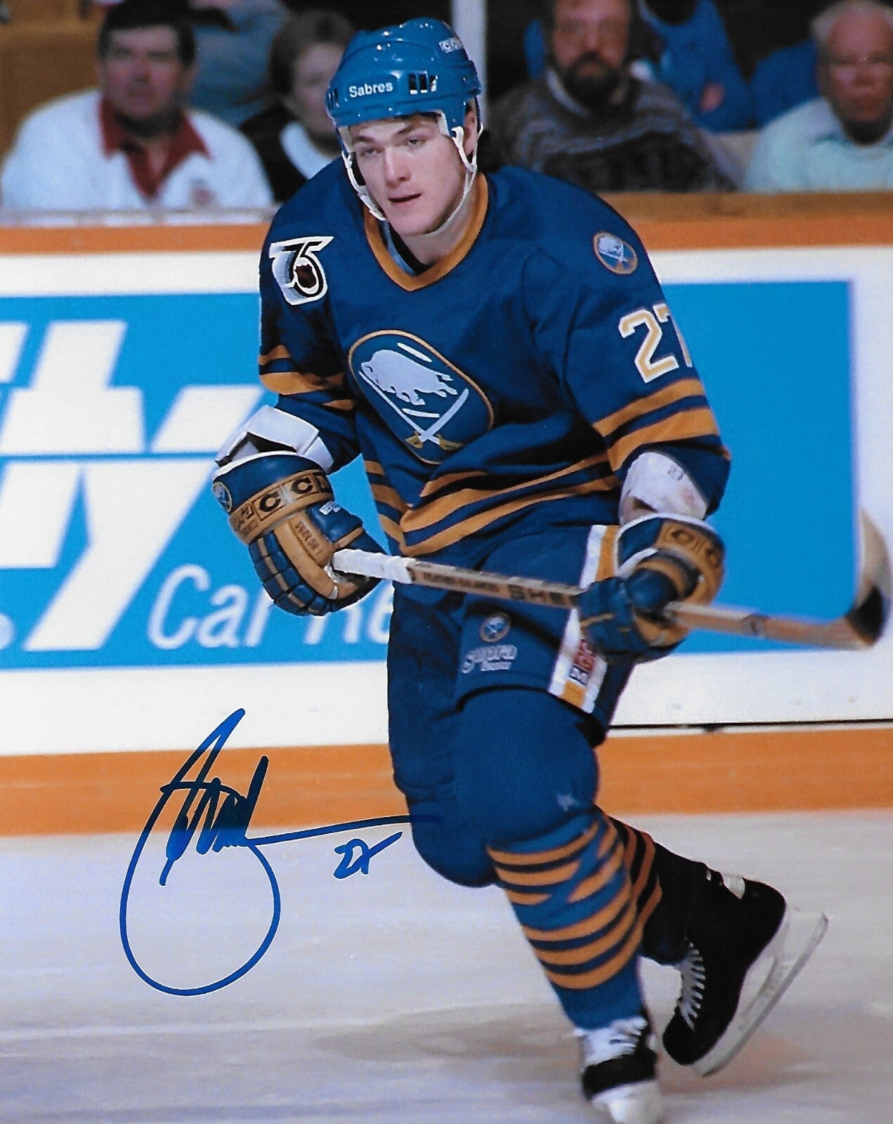 Signed Brad May Buffalo Sabres Autographed 8x10 Photo #3 Original