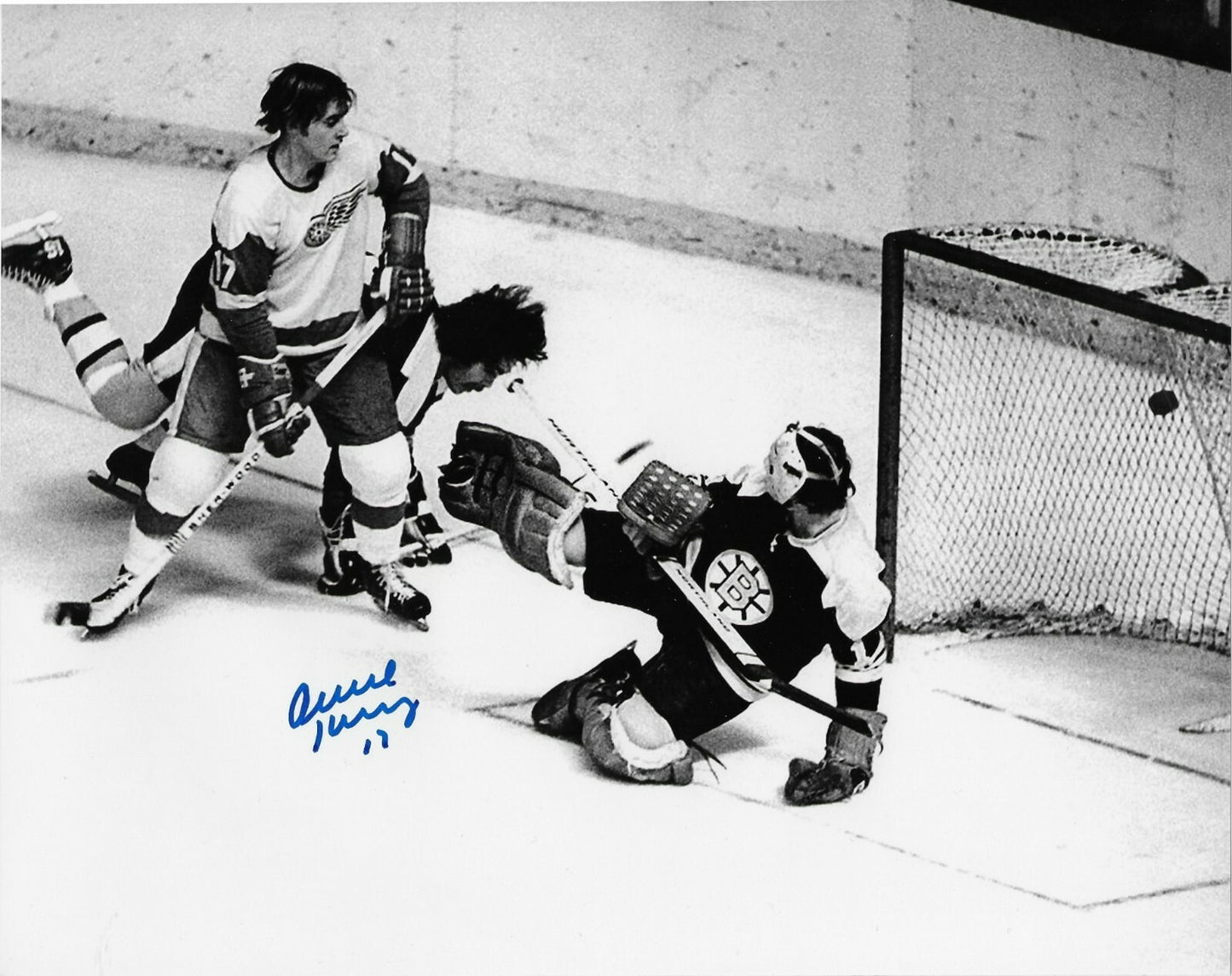 Signed Pierre Jarry Detroit Red Wings Autographed 8x10 Photo #4 Private Signing