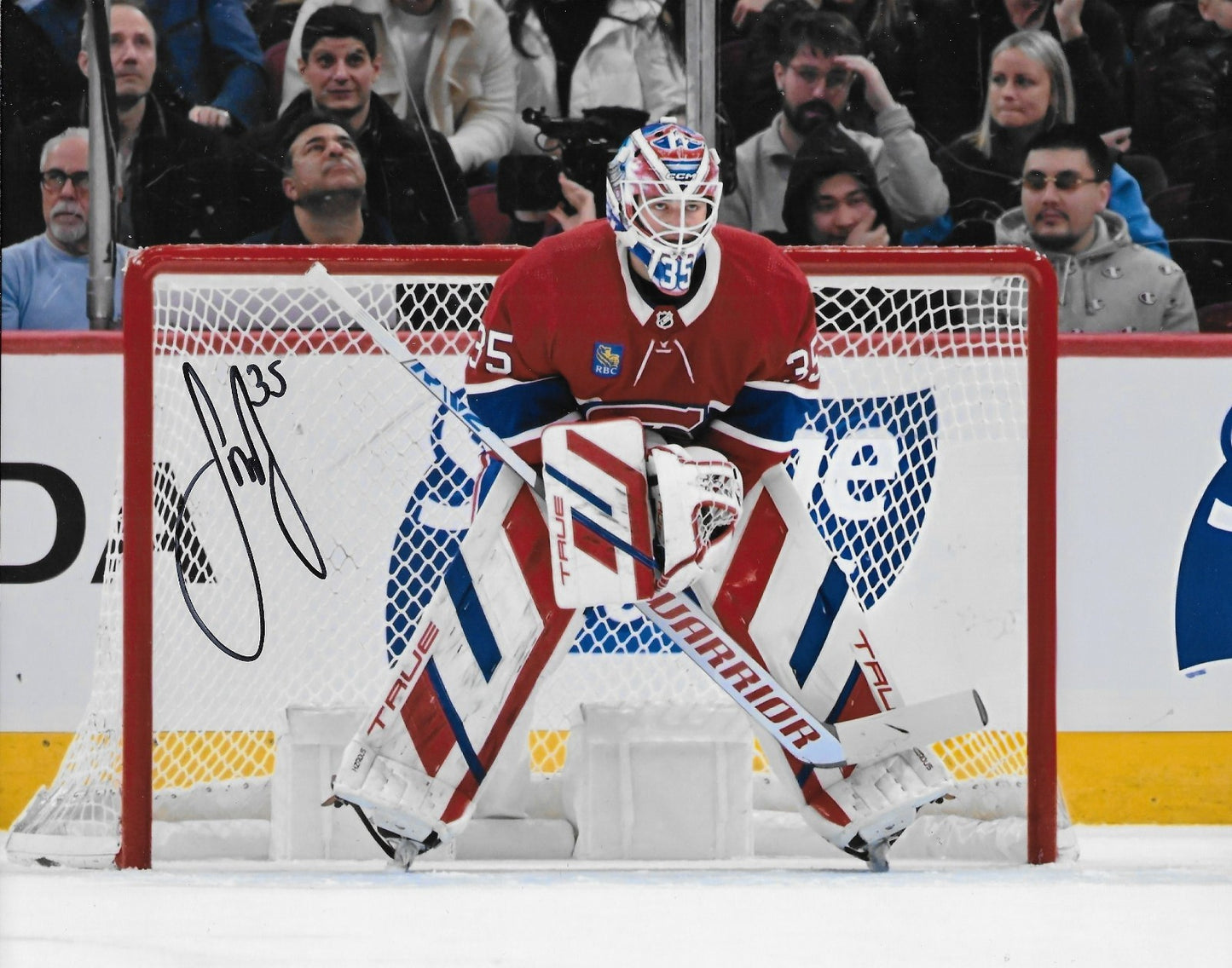 Signed Sam Montembeault Montreal Canadiens Autographed 8x10 Photo #4 Original