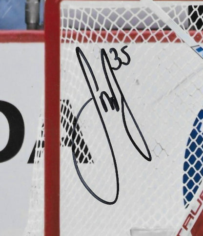 Signed Sam Montembeault Montreal Canadiens Autographed 8x10 Photo #4 Original