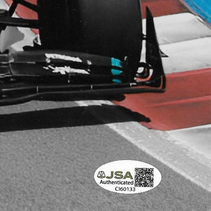 Signed George Russell Formula 1 Mercedes 8x10 Photo #1 with JSA Authentication