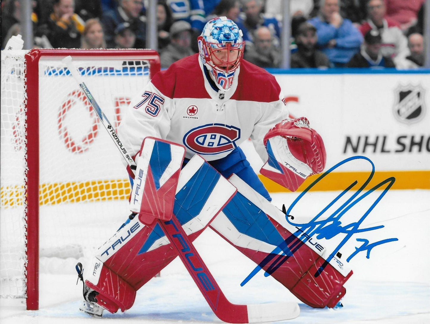 Signed Jakub Dobes Montreal Canadiens 8x10 Photo #1 Original Private Signing