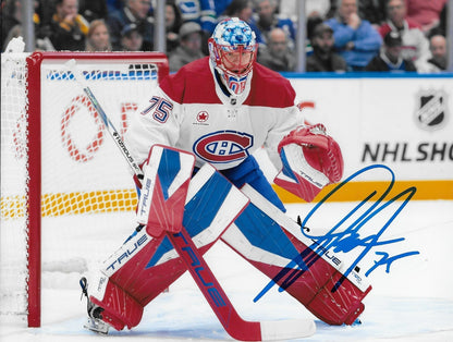 Signed Jakub Dobes Montreal Canadiens 8x10 Photo #1 Original Private Signing