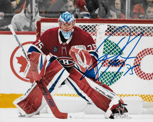 Signed Jakub Dobes Montreal Canadiens 8x10 Photo #2 Original Private Signing