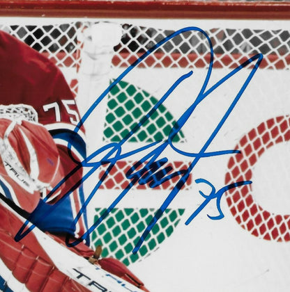 Signed Jakub Dobes Montreal Canadiens 8x10 Photo #2 Original Private Signing