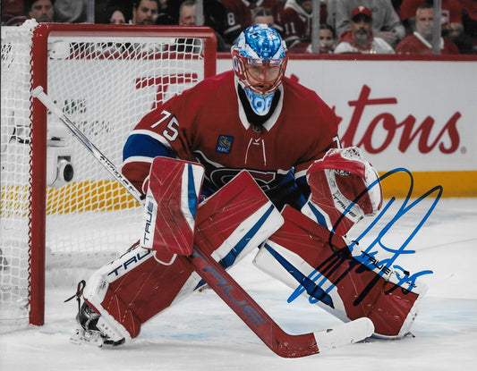 Signed Jakub Dobes Montreal Canadiens 8x10 Photo #4 Original Private Signing
