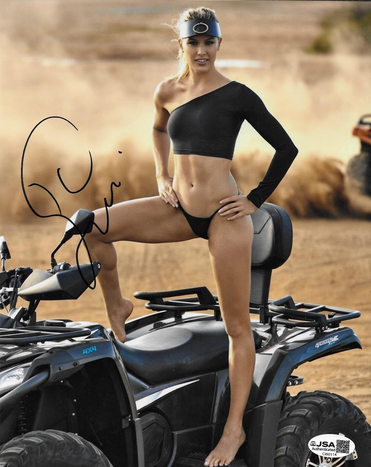 Signed Eugenie Bouchard Womens Tennis 8x10 Photo #5 with JSA Authentication