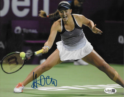 Signed Jelena Ostapenko WTA Tennis Signed 8x10 Photo #3 with JSA Authentication