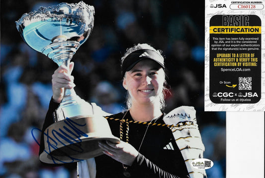 Signed Clara Tauson WTA Tennis Signed 8x10 Photo #2 with JSA Authentication