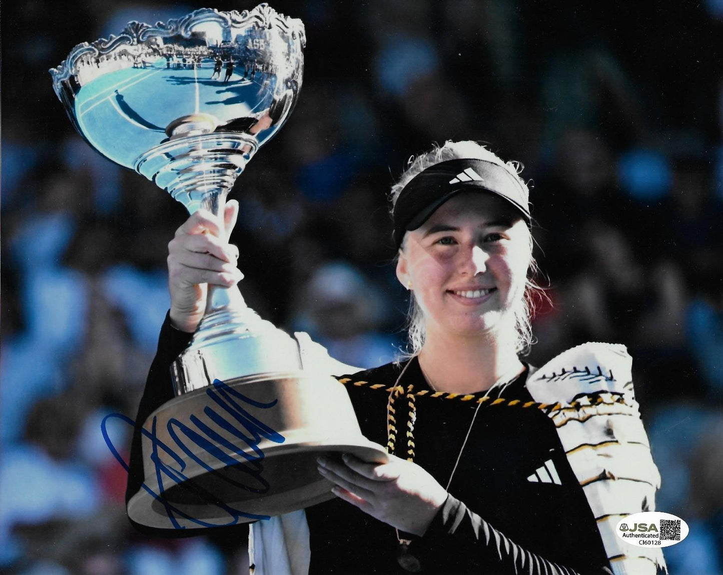 Signed Clara Tauson WTA Tennis Signed 8x10 Photo #2 with JSA Authentication