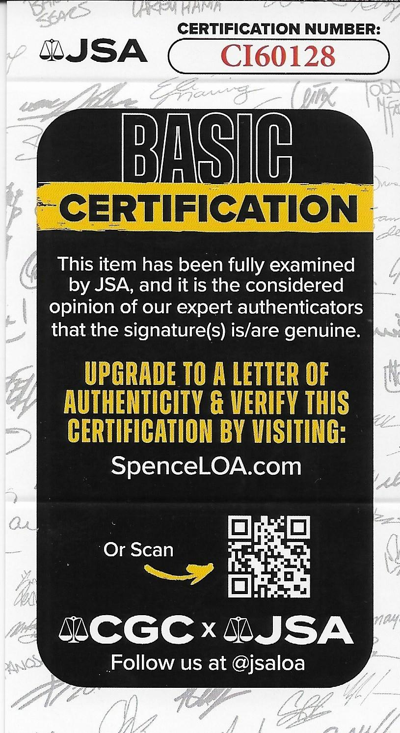 Signed Clara Tauson WTA Tennis Signed 8x10 Photo #2 with JSA Authentication