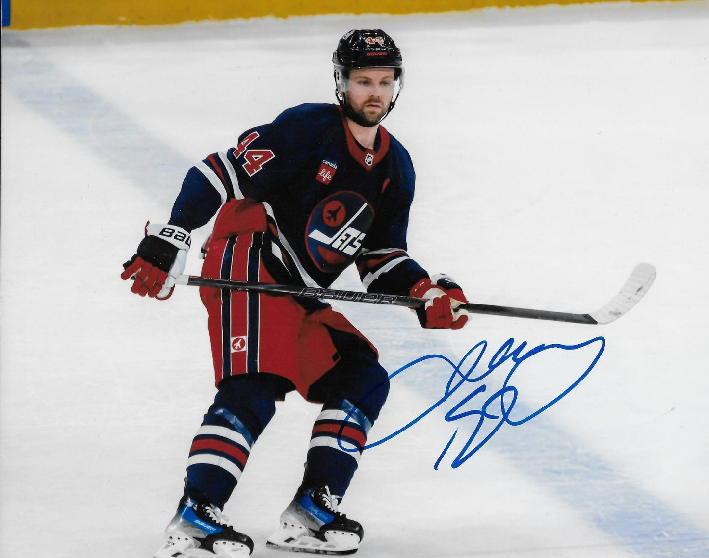 Signed Josh Morrissey Winnipeg Jets Autographed 8x10 Photo #6 Original