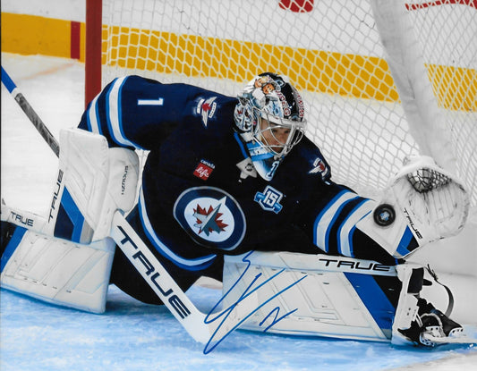 Signed Eric Comrie Winnipeg Jets Autographed 8x10 Photo #1 Original