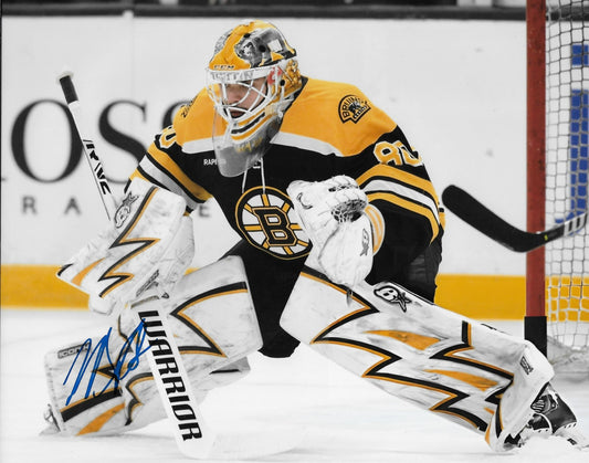 Signed Michael DiPietro Boston Bruins Autographed 8x10 Photo #5 Original