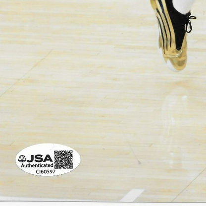 Signed Luguentz Dort Oklahoma City Thunder 8x10 Photo #2 with JSA Authentication