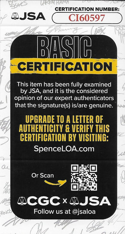 Signed Luguentz Dort Oklahoma City Thunder 8x10 Photo #2 with JSA Authentication