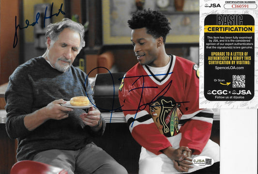 Signed Jermaine Fowler Judd Hirsch Superior Donuts 8x10 Photo #1 w JSA Authentic