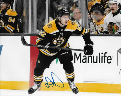 Signed Riley Duran Boston Bruins Autographed 8x10 Photo #1 Original