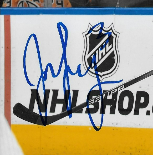 Signed Jack St. Ivany Pittsburgh Penguins Autographed 8x10 Photo #1 Original