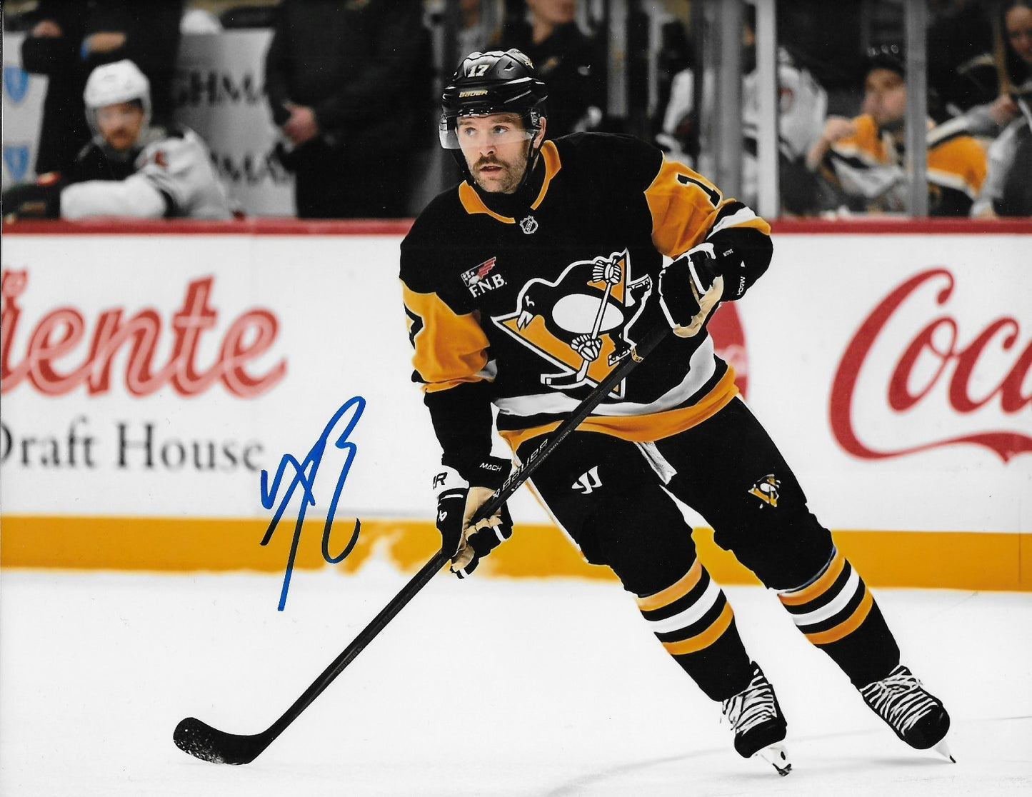 Signed Bryan Rust Pittsburgh Penguins Autographed 8x10 Photo #2 Original