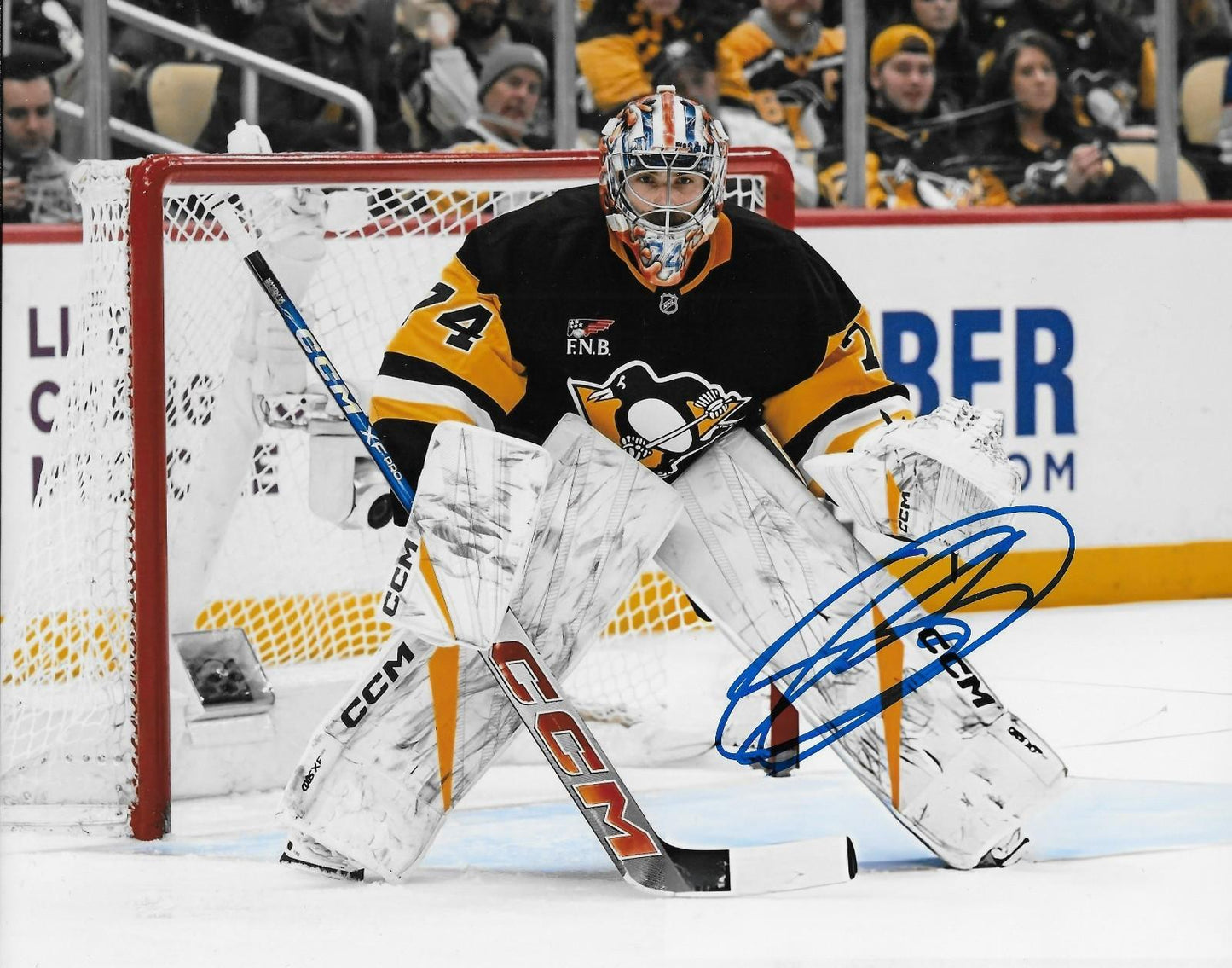 Signed Stuart Skinner Pittsburgh Penguins Autographed 8x10 Photo #1 Original