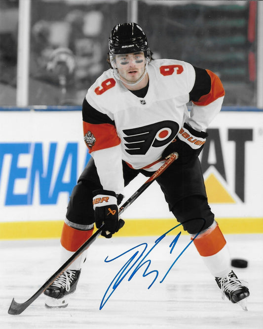 Signed Jamie Drysdale Philadelphia Flyers Autographed 8x10 Photo #1 Original