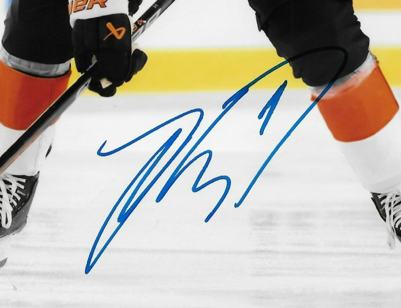 Signed Jamie Drysdale Philadelphia Flyers Autographed 8x10 Photo #1 Original