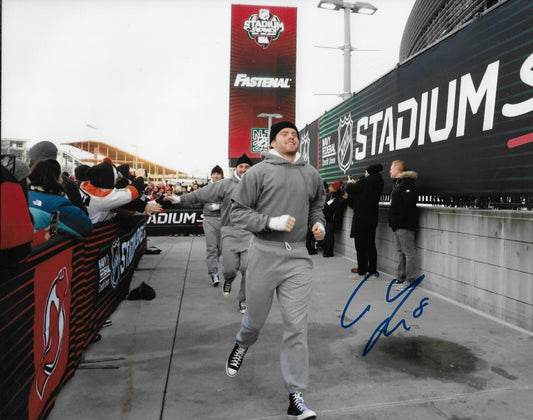 Signed Cam York Philadelphia Flyers Stadium Series 8x10 Photo #3 Original