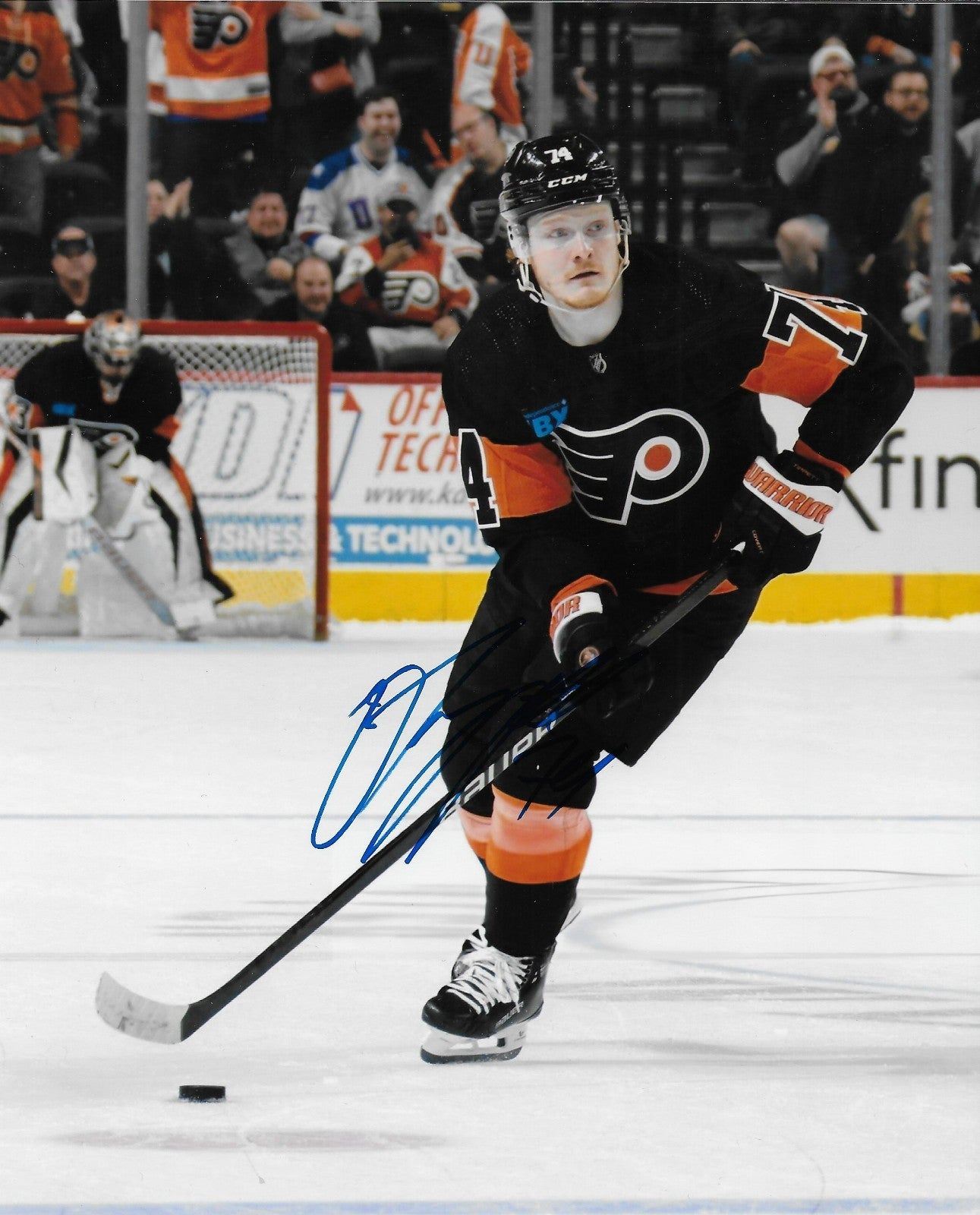 Signed Owen Tippett Philadelphia Flyers Autographed 8x10 Photo #2 Original