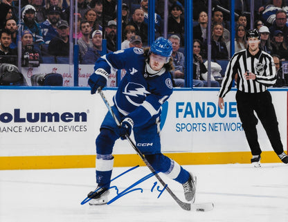 Signed Conor Geekie Tampa Bay Lightning Autographed 8x10 Photo #2 Original