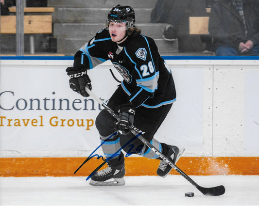 Signed Conor Geekie Tampa Bay Lightning Winnipeg Ice 8x10 Photo #3 Original