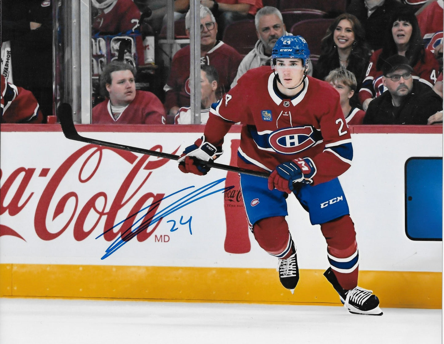 Autographed Tyler Thorpe Montreal Canadiens Laval Rocket 8x10 Photo #1 Original