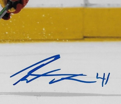 Signed Matthew Phillips Calgary Flames Autographed 8x10 Photo #1 Original