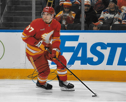 Signed Yan Kuznetsov Calgary Flames Autographed 8x10 Photo #1 Original