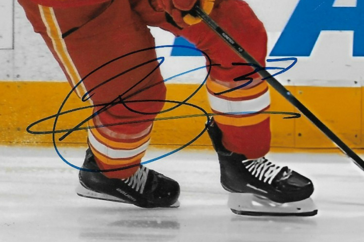 Signed Yan Kuznetsov Calgary Flames Autographed 8x10 Photo #1 Original