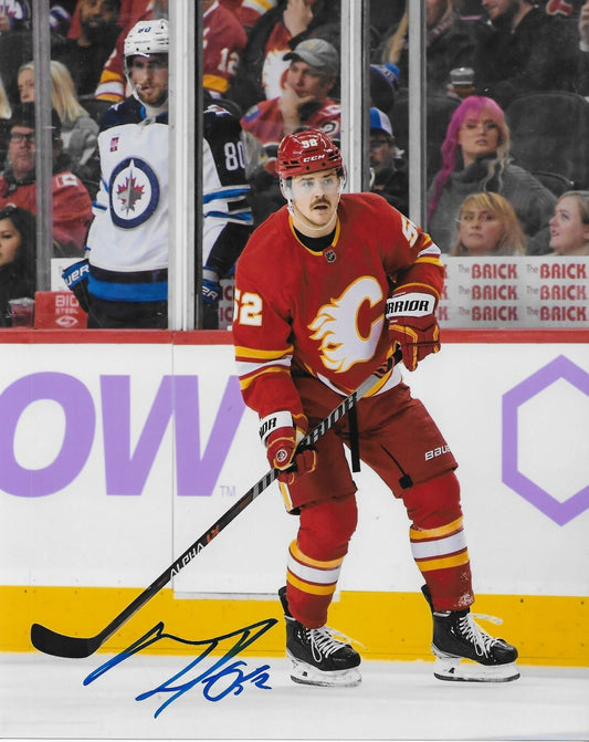 Signed MacKenzie Weegar Calgary Flames Autographed 8x10 Photo #2 Original
