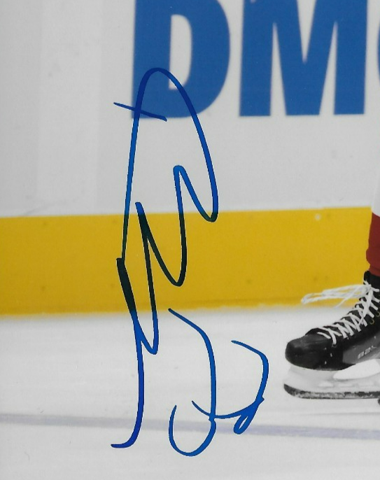 Signed Moritz Seider Detroit Red Wings Autographed 8x10 Photo #1 Original